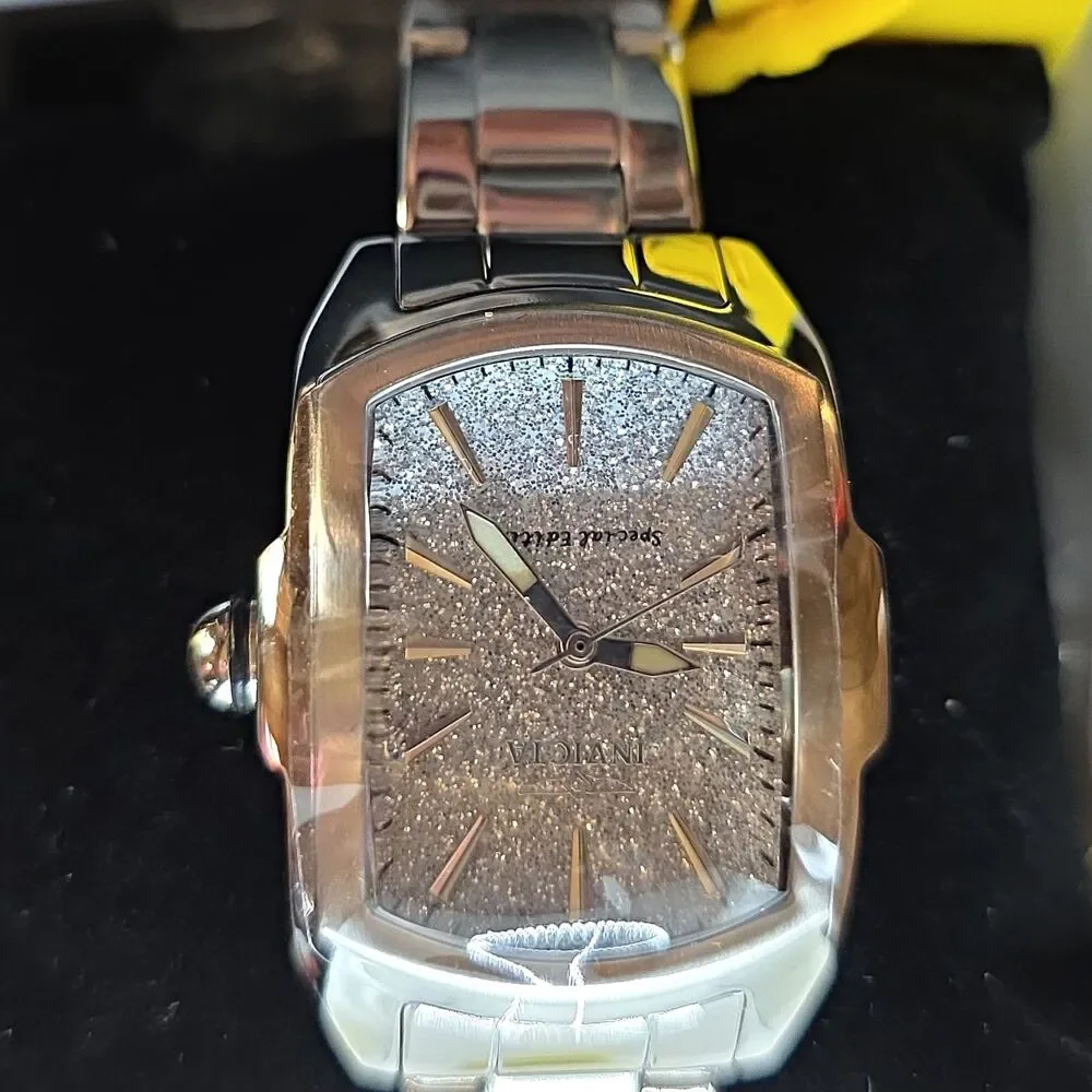 Invicta Lupah Scintora Women's Quartz Silver 29mm Watch, Textured Dial 49826 NIB